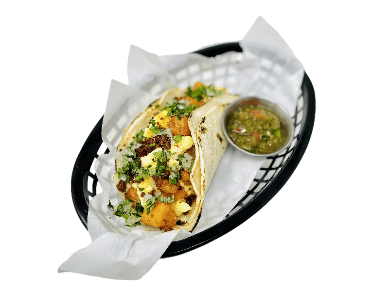 Chorizo, Potato & Egg Taco (Flour)