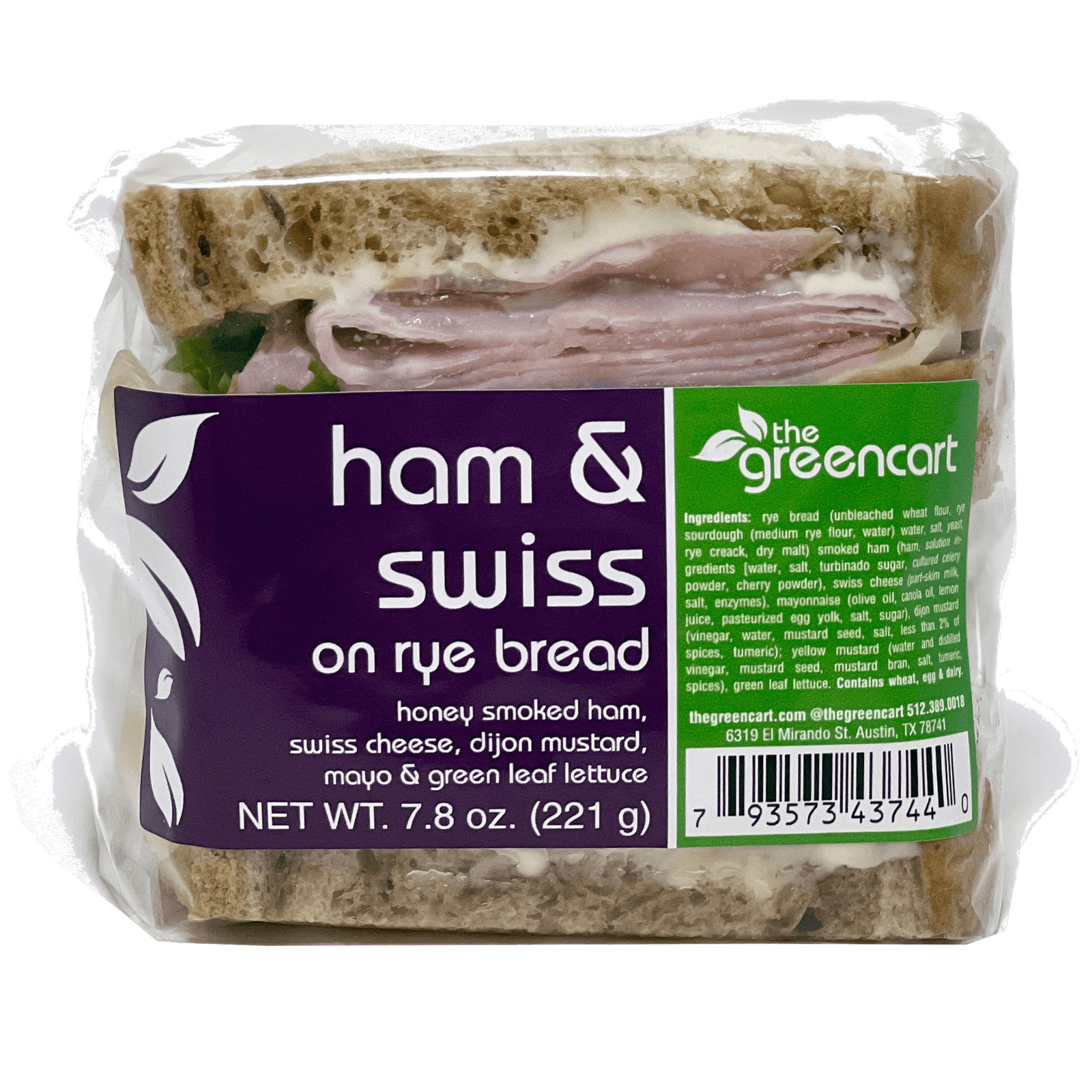 Ham & Swiss Sandwich