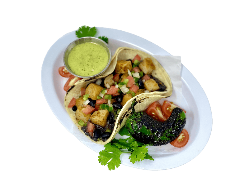Potato, Bean, Pico & Avocado Taco (Flour)