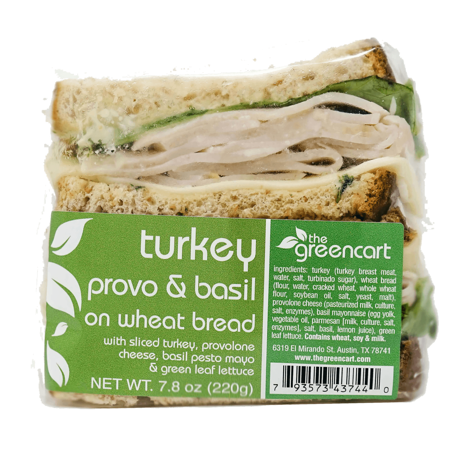 Turkey Provo Basil Sandwich
