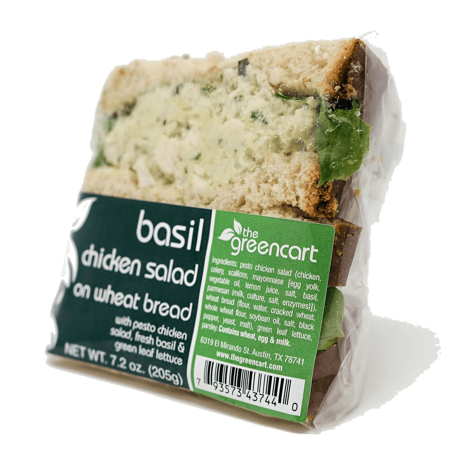 Basil Chicken Salad Sandwich